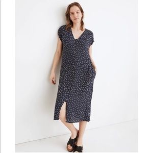 NWT Madewell Easy Midi Dress in Spring Fling